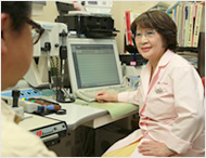 大阪府茨木市、永井眼科の白内障の検査